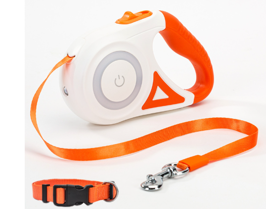 Correa y Collar Retráctil Automático para Mascotas